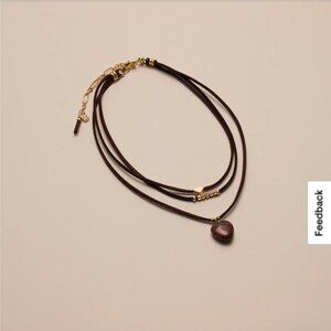 Lucky Brand Multi Charm Necklace
